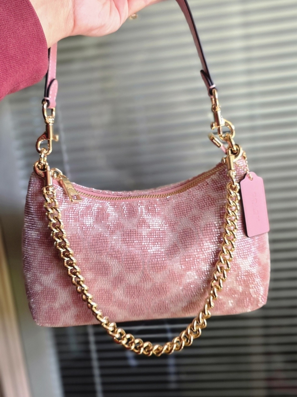 Coach Pink Satin NWT